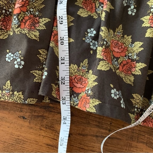 Matilda Jane Green Tiered Floral Patchwork Cottagecore Tank Cotton Dress Sz M - Picture 6 of 6